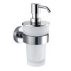 Decor Walther Basic 0530800 BA WSP zeepdispenser wit gesatineerd glas/ chroom