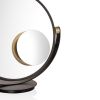 Decor Walther 0123082 Vanity opzetspiegel voor Vanity tafelspiegel vergroting 5x mat goud