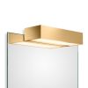Decor Walther 0420282 BOX 1-25 N LED spiegellamp dimbaar 25x10cm mat goud