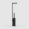 Decor Walther Bar 0861560 BAR SBK toiletborstelgarnituur met toiletrolhouder standaard mat zwart