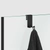 Decor Walther Shower 0902060 DH 2 haak voor douchewand mat zwart