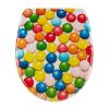 Diaqua Nice 31171250 toiletzitting met deksel motief Colorful