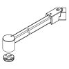 HSK E85349-04 stabilisatiesteun 150cm wit