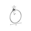 Smedbo Home HB344 handdoekring zwart