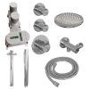 Brauer Carving 5-CE-101 thermostatische inbouw regendouche SET 05 chroom