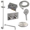 Brauer Edition 5-NG-180 thermostatische inbouw regendouche met drukknoppen SET 69 RVS geborsteld PVD