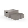 Decor Walther Brownie 0943049 BROWNIE 3BOX set van 3 multi boxen kunstleder taupe