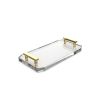 Decor Walther Crystal 0942556 KR TAB tray clear crystal/ goud