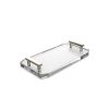 Decor Walther Crystal 0942856 KR TAB tray clear crystal/ geborsteld nikkel