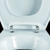 Pressalit Calmo 556001-D15999 toiletzitting met deksel zwart