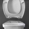 Pressalit Calmo 556000-D72999 toiletzitting met deksel wit