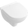 Villeroy en Boch O.Novo 9M38S101 toiletzitting met deksel wit