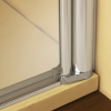 PDPlan Cristal C1006 set lekstrippen 71.6 cm inclusief 4 hoekjes voor kwartronde douche 100x100cm