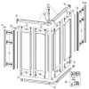 Huppe 1002, 054204 verticale afdichtingsstrip/ magneetstrip *niet meer leverbaar*