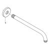 Grohe Rainshower 28576000 douchearm 286mm chroom (OUTLET)