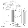 Huppe 501 Design, 061834 magneetstrippen, set