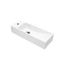 San4U 2508401 One Pack Queen (links) fonteinset wit keramiek/ chroom