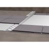 Blanke Aqua Keil 754280B125L (8485) afschotprofiel douchevloer 980x12,5x24 links RVS geborsteld