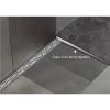 Blanke Aqua Keil 7552856080R afschotprofiel douchevloer 1480x8x32 rechts mat zwart
