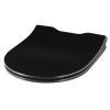 Pressalit Objecta D Pro 998111-DH4999 toiletzitting met deksel zwart polygiene
