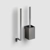 Clou Fold CL/09.04041.84 toiletborstelgarnituur wand gunmetal geborsteld PVD