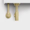Clou Kaldur CL065601282 flexibele aansluitslang 40cm, pvc glad, goud geborsteld PVD