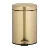 Geesa Hotel 91634-07 pedaalemmer 3 liter vrijstaand goud geborsteld