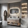 Phantom Mirrors Serie 007 007.100.65 Deens ovale LED spiegel, 100x65 cm met directe en indirecte led rondom