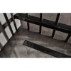 Easy Drain Compact 30 TAF Black EDM1TAFZM90030B douchegoot 90cm zijuitloop