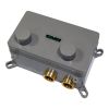 Brauer Carving 5-GK-187 thermostatische inbouw regendouche met drukknoppen SET 52 koper geborsteld PVD