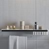 Geesa Frame 918854-02-630 planchet met handdoekrek en douchemand 63 cm chroom/ wit