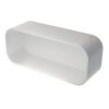 Geesa Frame 918901-01 douchemand/ planchet 25 cm wit
