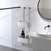 Geesa Frame 918902-02 ophangbaar doucherek 25 cm chroom/ wit