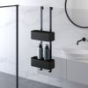 Geesa Frame 918902-06-06 ophangbaar doucherek 25 cm zwart