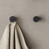 Geesa Opal Black 917245-06 handdoekhaak groot zwart