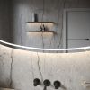 Phantom Mirrors Serie 007 007.100.65 Deens ovale LED spiegel, 100x65 cm met directe en indirecte led rondom