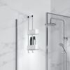 Geesa Frame 918902-02 ophangbaar doucherek 25 cm chroom/ wit