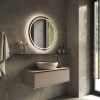 Phantom Mirrors Serie 002 002.60.60 ronde LED spiegel, 60 cm met directe en indirecte led rondom