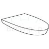 Geberit F1 574100000 toiletzitting met deksel wit