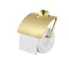 Geesa Opal Brushed Gold 917208-07 toiletrolhouder met klep goud geborsteld