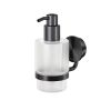 Geesa Opal Brushed Metal Black 917216-09 zeepdispenser 200 ml zwart metaal geborsteld
