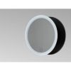 Hipp Design SPV1546 externe losse LED vergrootspiegel 5x zwart voor bevestiging op spiegel