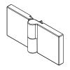 HSK Atelier - Atelier Pur - K2 - K2P E100290-L-8-41 scharnier links chroom