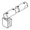 HSK E100322-12-90 kruis stabilisatiesteun 1220mm RVS look