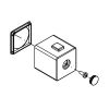 HSK Shower & Co! E98560-11-41 thermostaatknop chroom