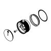 HSK Shower & Co! E98560-17-68 thermostaatknop mat zwart