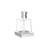 Inda Divo A15120BZ03 zeepdispenser helder glas verbronsd