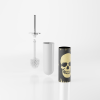 Inda MY Art Skull AV014BCR04Y toiletborstelgarnituur chroom