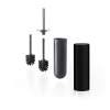 Inda MY Love AV014BNC toiletborstelgarnituur mat zwart en chroom