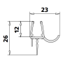 Kermi 2534064 set gebogen spatwaterdichtingen 8mm